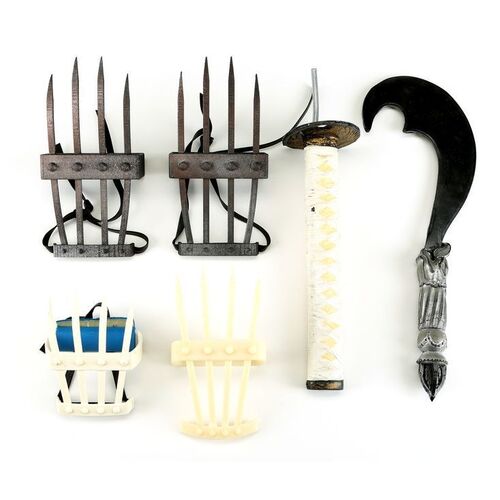 Lot #426: MARVEL'S IRON FIST (T.V. SERIES, 2017 - 2018) - Various Iron Fist Production Weapons