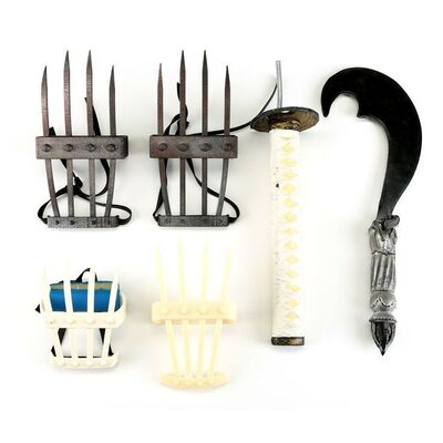 Lot #426: MARVEL'S IRON FIST (T.V. SERIES, 2017 - 2018) - Various Iron Fist Production Weapons