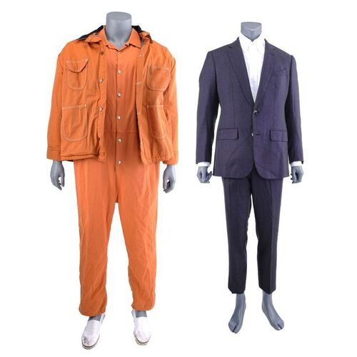 Lot #427: MARVEL'S DAREDEVIL (T.V. SERIES, 2015 - 2018) - Dex's Kingpin Protection Suit and Wilson Fisk's Prisoner Costume