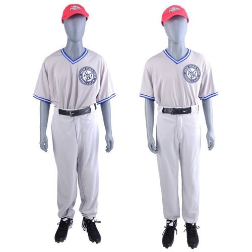 Lot #438: MARVEL'S LUKE CAGE (T.V. SERIES, 2016 - 2018) - Two New York Nine Uniforms with Two All Star Hats