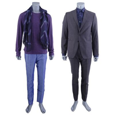 Lot #444: MARVEL'S JESSICA JONES (T.V. SERIES, 2015 - 2019) - Kilgrave's Alternate Suit and Costume Components