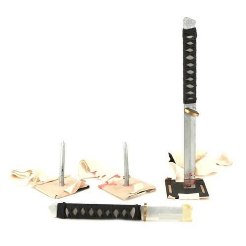 Lot #445: MARVEL'S THE DEFENDERS (T.V. SERIES, 2017) - SFX Sword and Sai Components