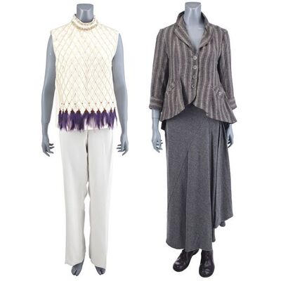 Lot #449: MARVEL'S THE DEFENDERS (T.V. SERIES, 2017) - Alexandra Reid's and Madame Gao's Private Symphony Costumes