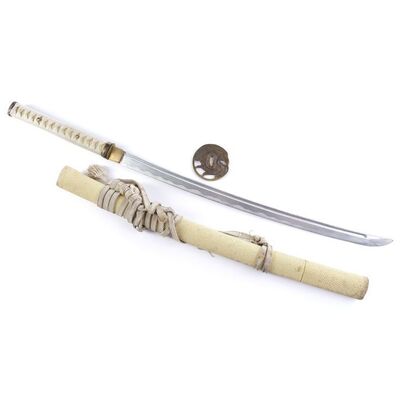 Lot #457: MARVEL'S IRON FIST (T.V. SERIES, 2017 - 2018) - Colleen Wing's Metal Katana with Sheath and Detached Guard