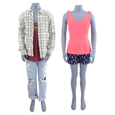 Lot #462: MARVEL'S JESSICA JONES (T.V. SERIES, 2015 - 2019) - Young Trish Walker's and Jessica Jones' Rescue from Dorothy Walker Costumes