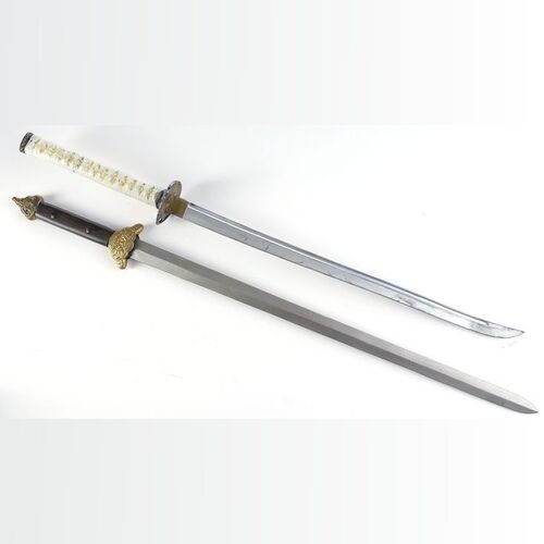 Lot #468: MARVEL'S IRON FIST (T.V. SERIES, 2017 - 2018) - Colleen Wing's Stunt Katana with Madame Gao's Guard's Stunt Sword