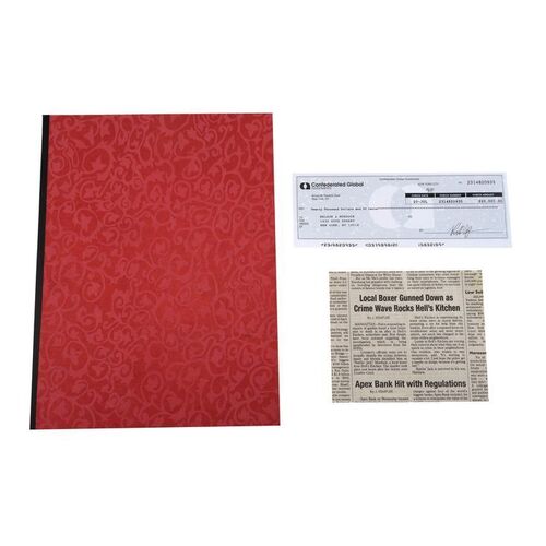 Lot #476: MARVEL'S DAREDEVIL (T.V. SERIES, 2015 - 2018) - Wilson Fisk's Wedding Ceremony Book with Vows and Various Other Production Papers