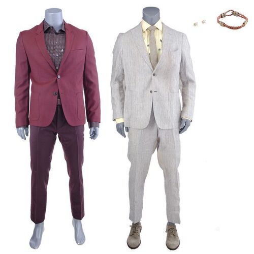 Lot #483: MARVEL'S LUKE CAGE (T.V. SERIES, 2016 - 2018) - Bushmaster's Mariah House Burning and Bullet Hole Stunt Stylers Takeover Costumes and Accessories