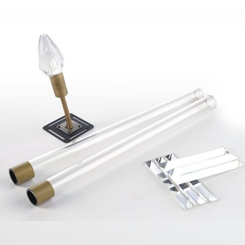 Lot #492: MARVEL'S DAREDEVIL (T.V. SERIES, 2015 - 2018) - Daredevil's Stunt Chandelier Batons with SFX Light Fixture and Prism Projectiles