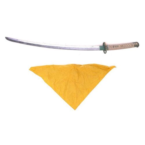 Lot #500: MARVEL - VARIOUS PRODUCTIONS (T.V. SERIES, 2015 - 2019) - Danny Rand's Prototype Face Mask and Chaste Katana