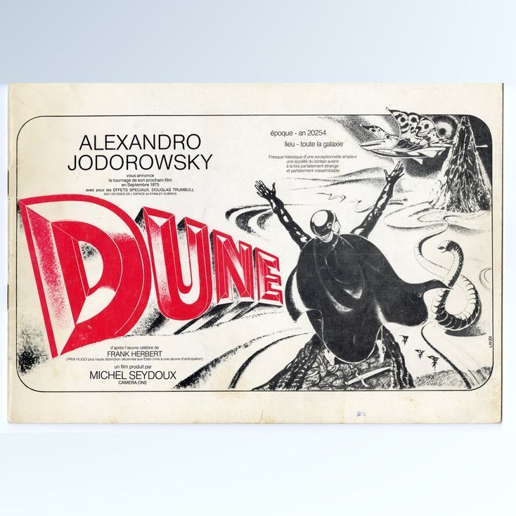 156131: JODOROWSKY'S DUNE (2013) - Promotional Announcement Booklet