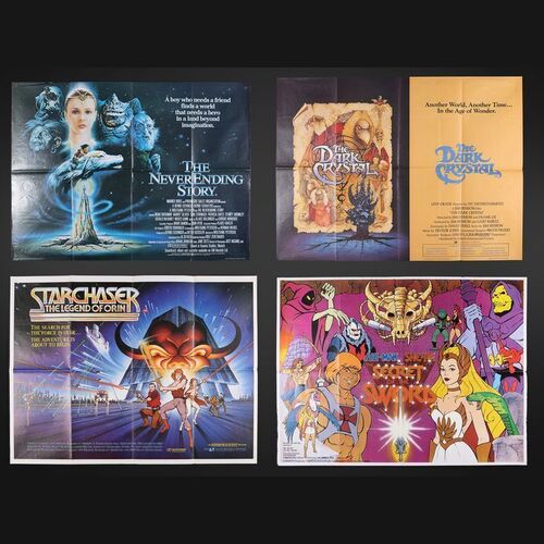 Lot #3 - 1980S FANTASY MOVIES (1982 - 1985) - Four UK Quads, 1982-1985