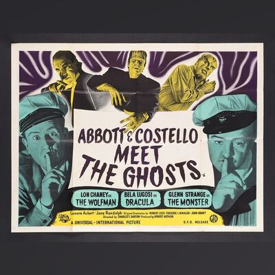 Lot #9 - ABBOTT & COSTELLO MEET THE GHOSTS (1948) - UK Quad, 1948