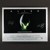 Lot #13 - ALIEN (1979) - Tom Skerritt and Veronica Cartwright Autographed UK Quad Poster, 2003
