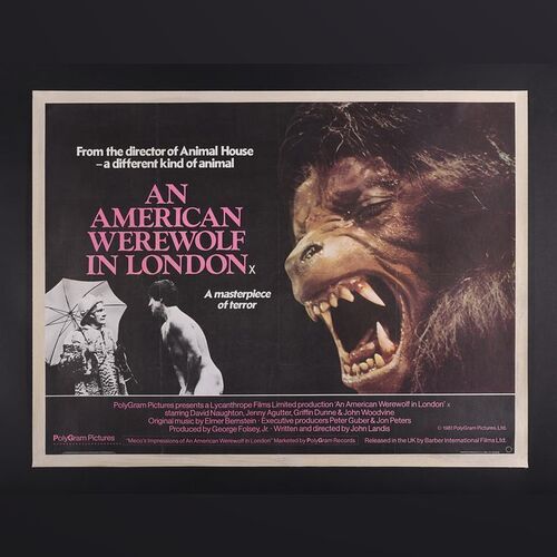 Lot #19 - AN AMERICAN WEREWOLF IN LONDON (1981) - UK Quad, 1981