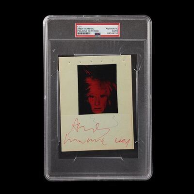 Lot #21 - ANDY WARHOL - Andy Warhol Autographed Photograph