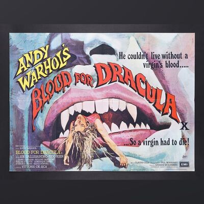 Lot #22 - ANDY WARHOL'S BLOOD FOR DRACULA (1974) - UK Quad, 1975