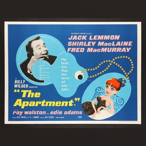 Lot #26 - THE APARTMENT (1960) - UK Quad, 1960