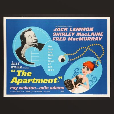Lot #26 - THE APARTMENT (1960) - UK Quad, 1960