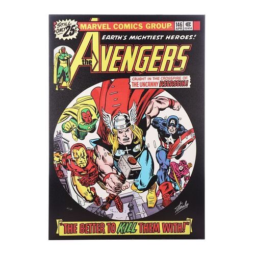 Lot #32 - AVENGERS COMIC COVER (2013) - Limited Edition Print Autographed by Stan Lee, 2013