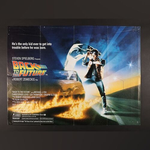 Lot #37 - BACK TO THE FUTURE (1985) - UK Quad, 1985