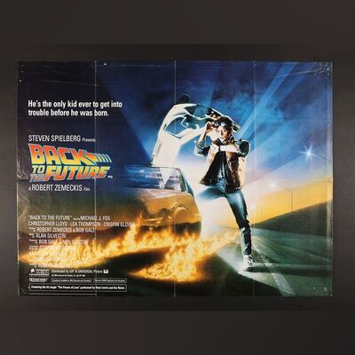 Lot #37 - BACK TO THE FUTURE (1985) - UK Quad, 1985
