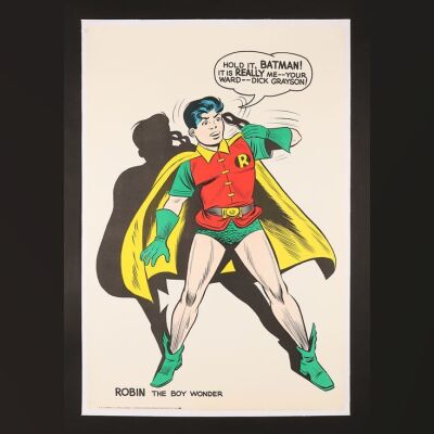 Lot #49 - BATMAN COMICS (1960S) - Robin, The Boy Wonder Vintage Poster, 1966