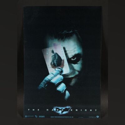 Lot #51 - THE DARK KNIGHT (2008) - Special Promotional Poster - 3D Lenticular, 2008