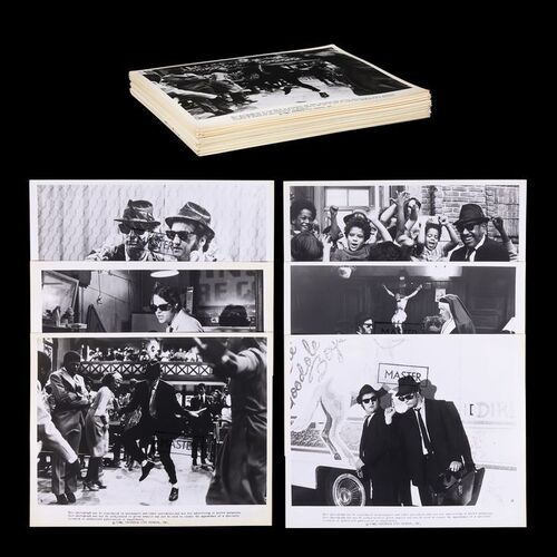 Lot #67 - BLUES BROTHERS (1980) - Collection of 93 Black-and-white Production and Press Stills, 1980