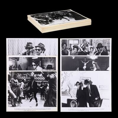Lot #67 - BLUES BROTHERS (1980) - Collection of 93 Black-and-white Production and Press Stills, 1980