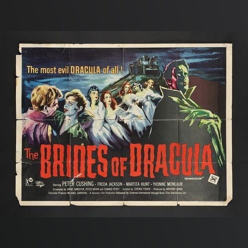 Lot #74 - BRIDES OF DRACULA, THE (1960) - UK Quad, 1960