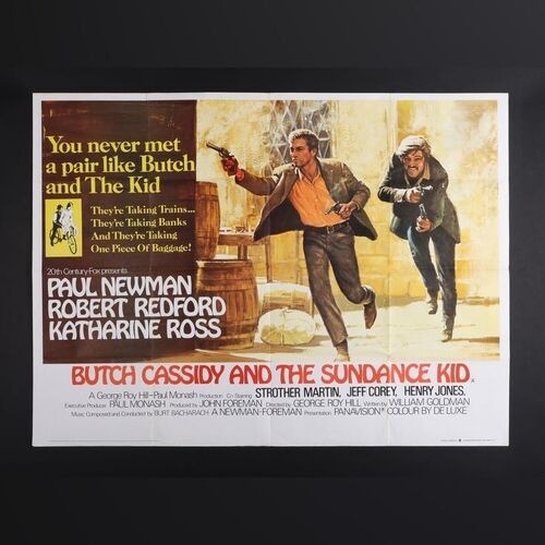 Lot #75 - BUTCH CASSIDY AND THE SUNDANCE KID (1969) - UK Quad, 1969