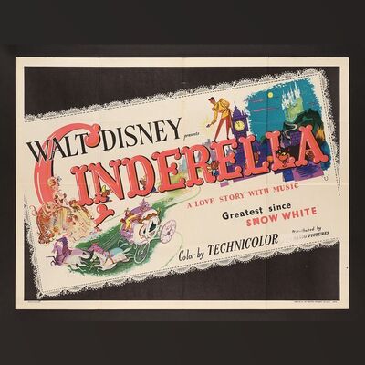 Lot #81 - CINDERELLA (1950) - UK Quad, 1950