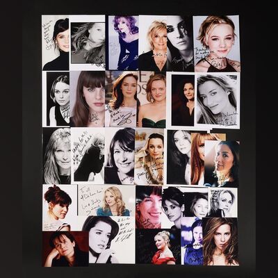 Lot #91 - VARIOUS PRODUCTIONS - De Lane Lea Studios Collection: Collection of 30 Autographed Portraits of Female Actors