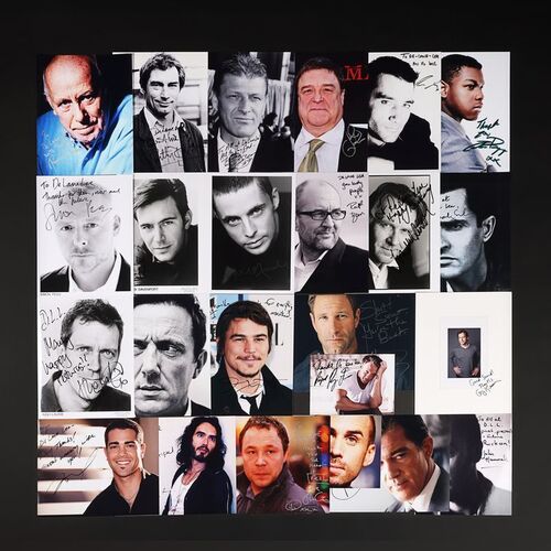Lot #92 - VARIOUS PRODUCTIONS - De Lane Lea Studios Collection: Collection of 24 Autographed Headshots of Male Actors