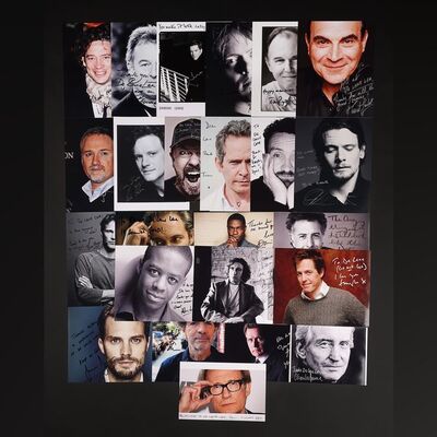Lot #93 - VARIOUS PRODUCTIONS - De Lane Lea Studios Collection: Collection of 24 Autographed Portraits of Male Actors and Directors
