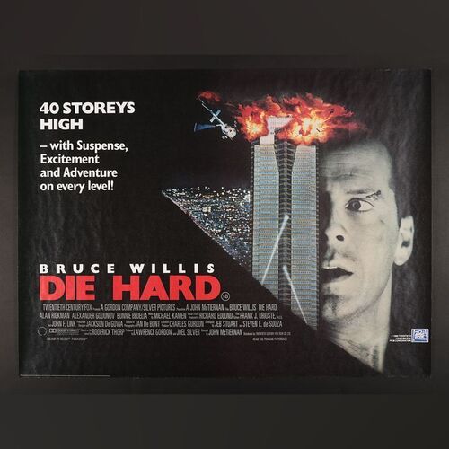 Lot #98 - DIE HARD (1988) - UK Quad, 1988
