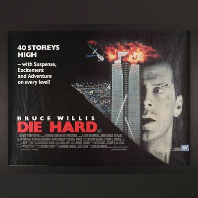 Lot #98 - DIE HARD (1988) - UK Quad, 1988