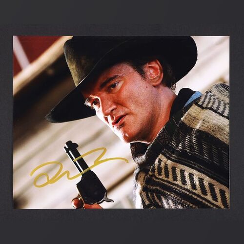 Lot #100 - DJANGO UNCHAINED (2012) - Quentin Tarantino Autographed Full-colour Photo
