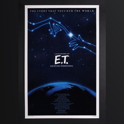 Lot #106 - E.T. THE EXTRA TERRESTRIAL (1982) - US One-Sheet, 1985