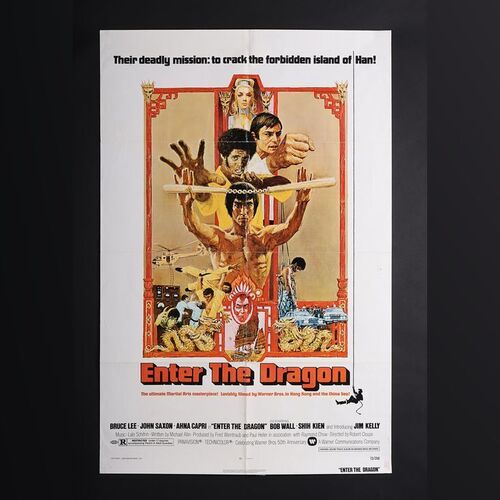 Lot #112 - ENTER THE DRAGON (1973) - US One-Sheet, 1973