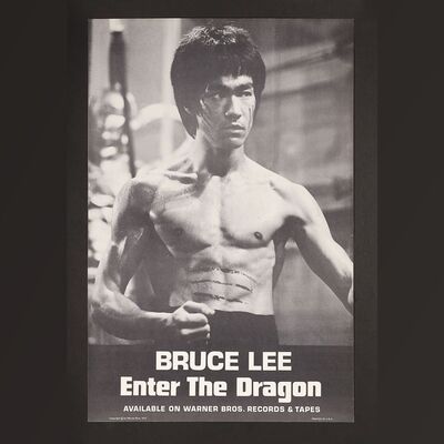 Lot #113 - ENTER THE DRAGON (1973) - US Soundtrack Poster, 1973