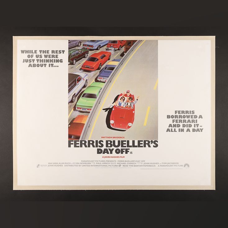 Lot #118 - FERRIS BUELLER'S DAY OFF (1986) - UK Quad, 1986