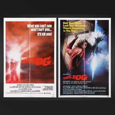 Lot #123 - THE FOG (1980) - Two US One-Sheets - Style A & B, 1980
