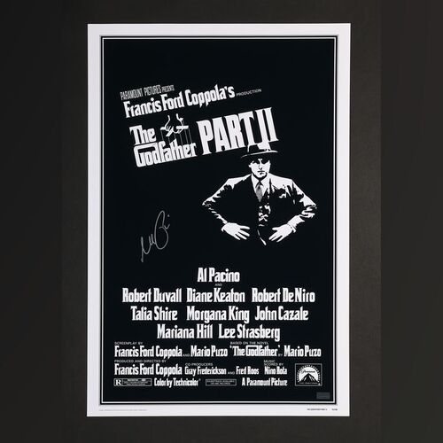 Lot #134 - THE GODFATHER PART II (1974) - Al Pacino Autographed Poster