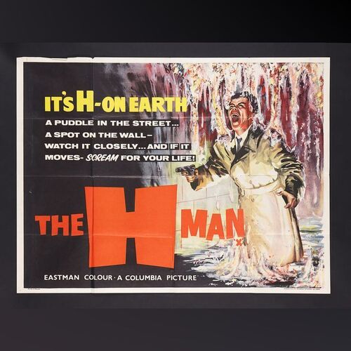 Lot #144 - H-MAN, THE (1958) - UK Quad, 1958