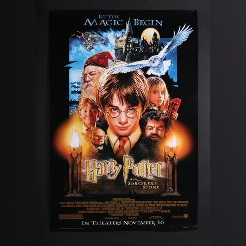 Lot #153 - HARRY POTTER AND THE SORCERER'S STONE (2001) - US One-Sheet, 2001