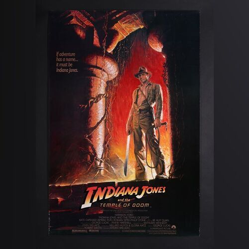 Lot #165 - INDIANA JONES AND THE TEMPLE OF DOOM (1984) - US One-Sheet, 1984