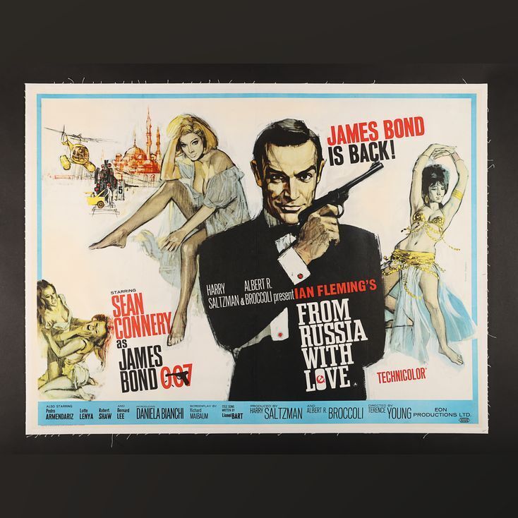 Lot #178 - JAMES BOND: FROM RUSSIA WITH LOVE (1963) - UK Quad, 1963