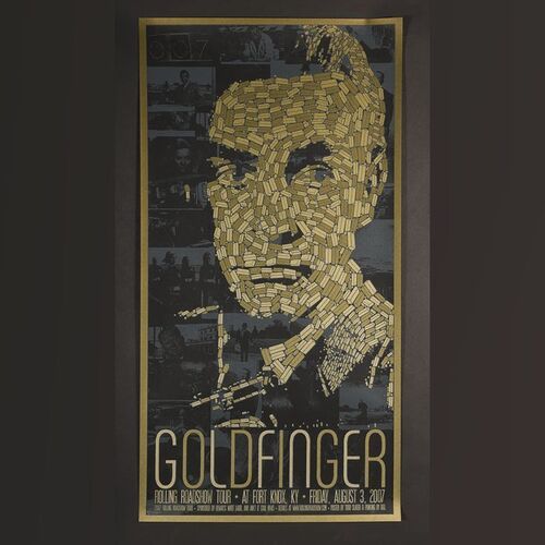 Lot #183 - JAMES BOND: GOLDFINGER (1964) - Signed and Hand-Numbered Limited Edition Print by Todd Slater, 2007